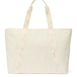 PINK Victoria's Secret Bling Ivory Tote Bag